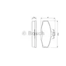 BOSCH 0 986 424 373 Bremsbelagsatz, Scheibenbremse
