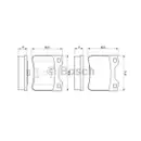 BOSCH 0 986 424 411 Bremsbelagsatz, Scheibenbremse