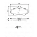 BOSCH 0 986 424 470 Bremsbelagsatz, Scheibenbremse