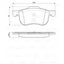 BOSCH 0 986 424 540 Bremsbelagsatz, Scheibenbremse