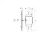 BOSCH 0 986 424 544 Bremsbelagsatz, Scheibenbremse