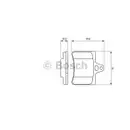 BOSCH 0 986 424 580 Bremsbelagsatz, Scheibenbremse