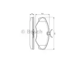BOSCH 0 986 424 636 Bremsbelagsatz, Scheibenbremse