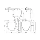 BOSCH 0 986 424 690 Bremsbelagsatz, Scheibenbremse