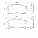 BOSCH 0 986 424 700 Bremsbelagsatz, Scheibenbremse