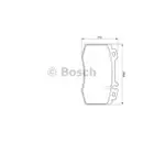 BOSCH 0 986 424 705 Bremsbelagsatz, Scheibenbremse