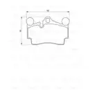 BOSCH 0 986 424 741 Bremsbelagsatz, Scheibenbremse