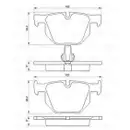 BOSCH 0 986 424 766 Bremsbelagsatz, Scheibenbremse