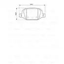 BOSCH 0 986 424 756 Bremsbelagsatz, Scheibenbremse