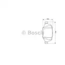 BOSCH 0 986 424 756 Bremsbelagsatz, Scheibenbremse