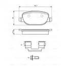 BOSCH 0 986 424 775 Bremsbelagsatz, Scheibenbremse