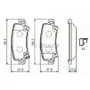 BOSCH 0 986 424 790 Bremsbelagsatz, Scheibenbremse
