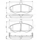 BOSCH 0 986 424 810 Bremsbelagsatz, Scheibenbremse