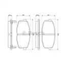 BOSCH 0 986 424 811 Bremsbelagsatz, Scheibenbremse