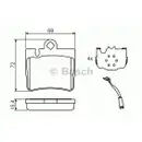 BOSCH 0 986 424 830 Bremsbelagsatz, Scheibenbremse