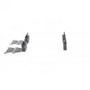 Bremsbelagsatz Scheibenbremse Bosch 0 986 460 002 für Mercedes Benz Hinterachse