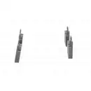 BOSCH 0 986 460 965 Bremsbelagsatz, Scheibenbremse