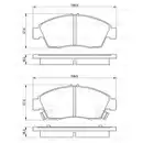 BOSCH 0 986 461 759 Bremsbelagsatz, Scheibenbremse