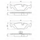 BOSCH 0 986 466 751 Bremsbelagsatz, Scheibenbremse
