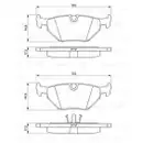 BOSCH 0 986 469 960 Bremsbelagsatz, Scheibenbremse