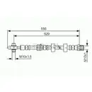 BOSCH 1 987 481 375 Bremsschlauch