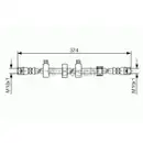BOSCH 1 987 481 539 Bremsschlauch