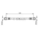 BOSCH 1 987 476 118 Bremsschlauch