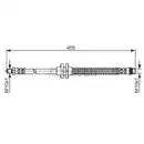 BOSCH 1 987 476 126 Bremsschlauch