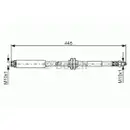 BOSCH 1 987 476 180 Bremsschlauch