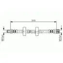 BOSCH 1 987 476 217 Bremsschlauch