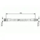 BOSCH 1 987 476 230 Bremsschlauch