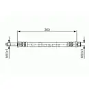 BOSCH 1 987 476 295 Bremsschlauch