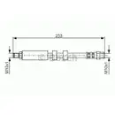 BOSCH 1 987 476 418 Bremsschlauch