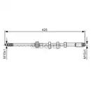 BOSCH 1 987 476 637 Bremsschlauch