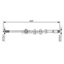 BOSCH 1 987 476 637 Bremsschlauch