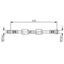 BOSCH 1 987 476 650 Bremsschlauch