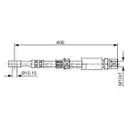 BOSCH 1 987 476 644 Bremsschlauch