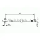 BOSCH 1 987 476 696 Bremsschlauch