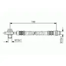 BOSCH 1 987 476 719 Bremsschlauch