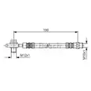 BOSCH 1 987 476 719 Bremsschlauch
