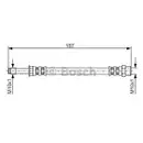 BOSCH 1 987 476 715 Bremsschlauch
