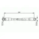 BOSCH 1 987 476 760 Bremsschlauch