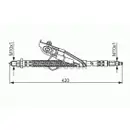 BOSCH 1 987 476 817 Bremsschlauch