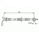 BOSCH 1 987 476 834 Bremsschlauch