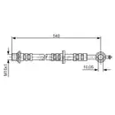 BOSCH 1 987 476 834 Bremsschlauch