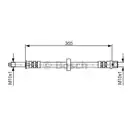 BOSCH 1 987 476 851 Bremsschlauch