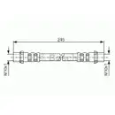 BOSCH 1 987 476 904 Bremsschlauch