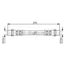 BOSCH 1 987 476 904 Bremsschlauch