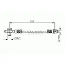 BOSCH 1 987 476 944 Bremsschlauch
