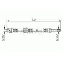BOSCH 1 987 476 971 Bremsschlauch